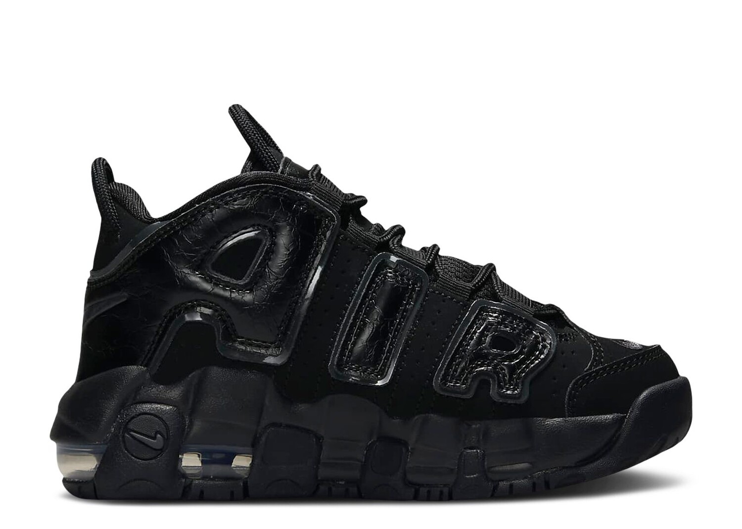 

Кроссовки Nike Air More Uptempo Ps 'Black Anthracite', черный