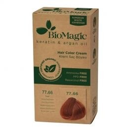 

КРАСКА ДЛЯ ВОЛОС MEDIUM DARK COPPER (77.66) 250 г - BIOMAGIC, Biomeda