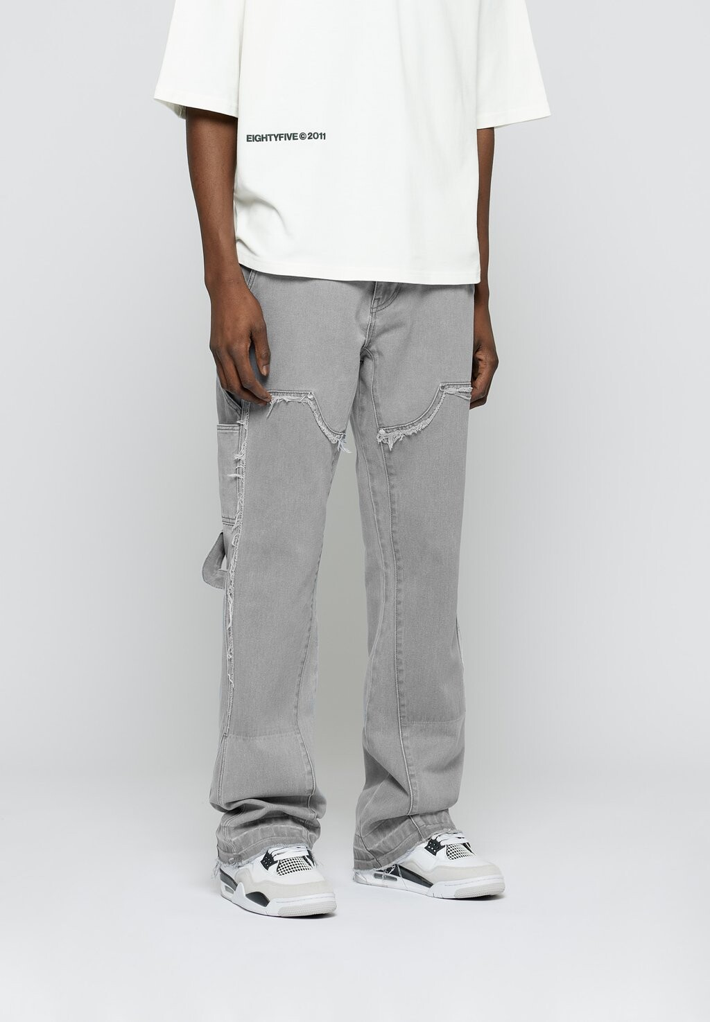 

Джинсы Bootcut CUTTED EIGHTYFIVE, цвет asphalt grey