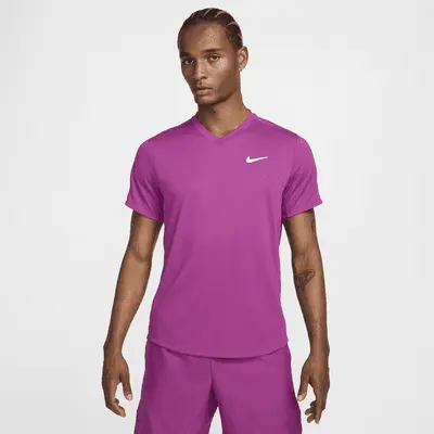 

Футболка Nike NikeCourt Dri-FIT Victory, цвет Hot Fuchsia/Hot Fuchsia/White