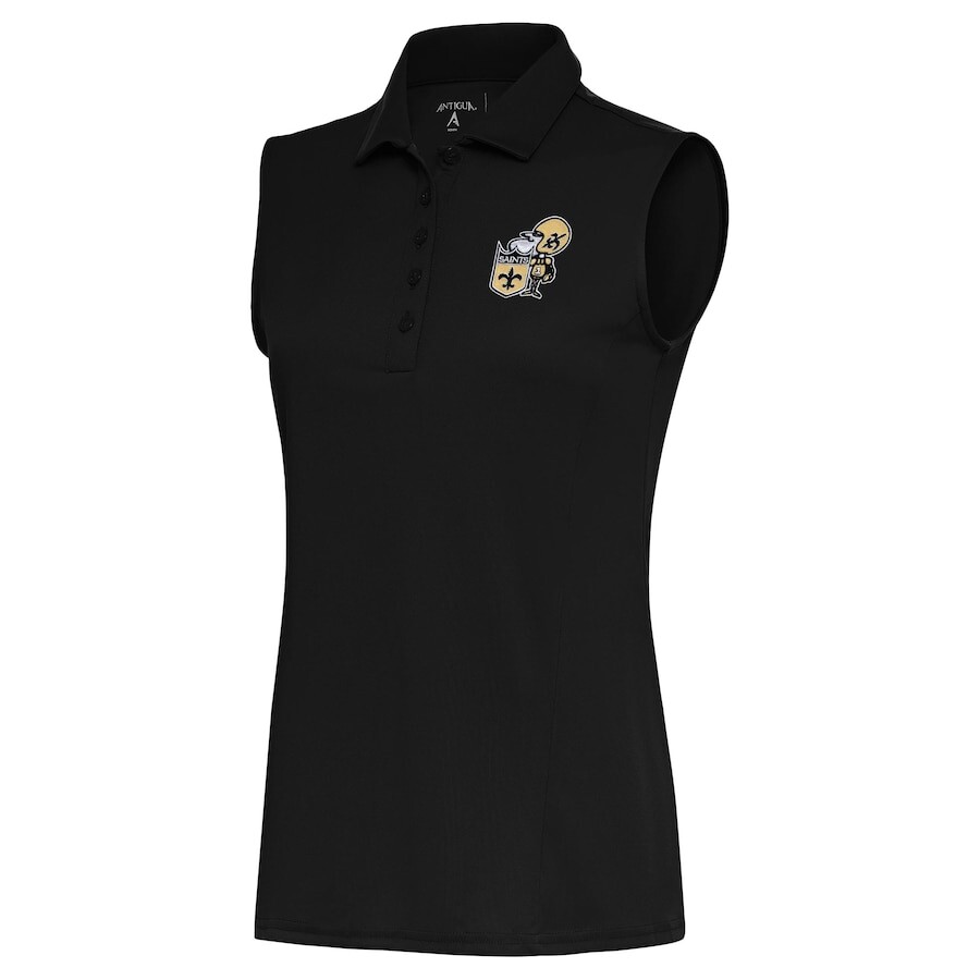 

Поло без рукавов Antigua New Orleans Saints, черный