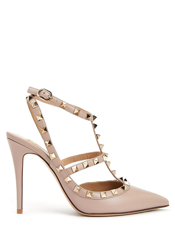 

Туфли rockstud из порошковой кожи на каблуке Valentino Garavani