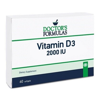 

Doctor's Formulas Витамин D3 2000 МЕ для здоровья костей, мышц и зубов