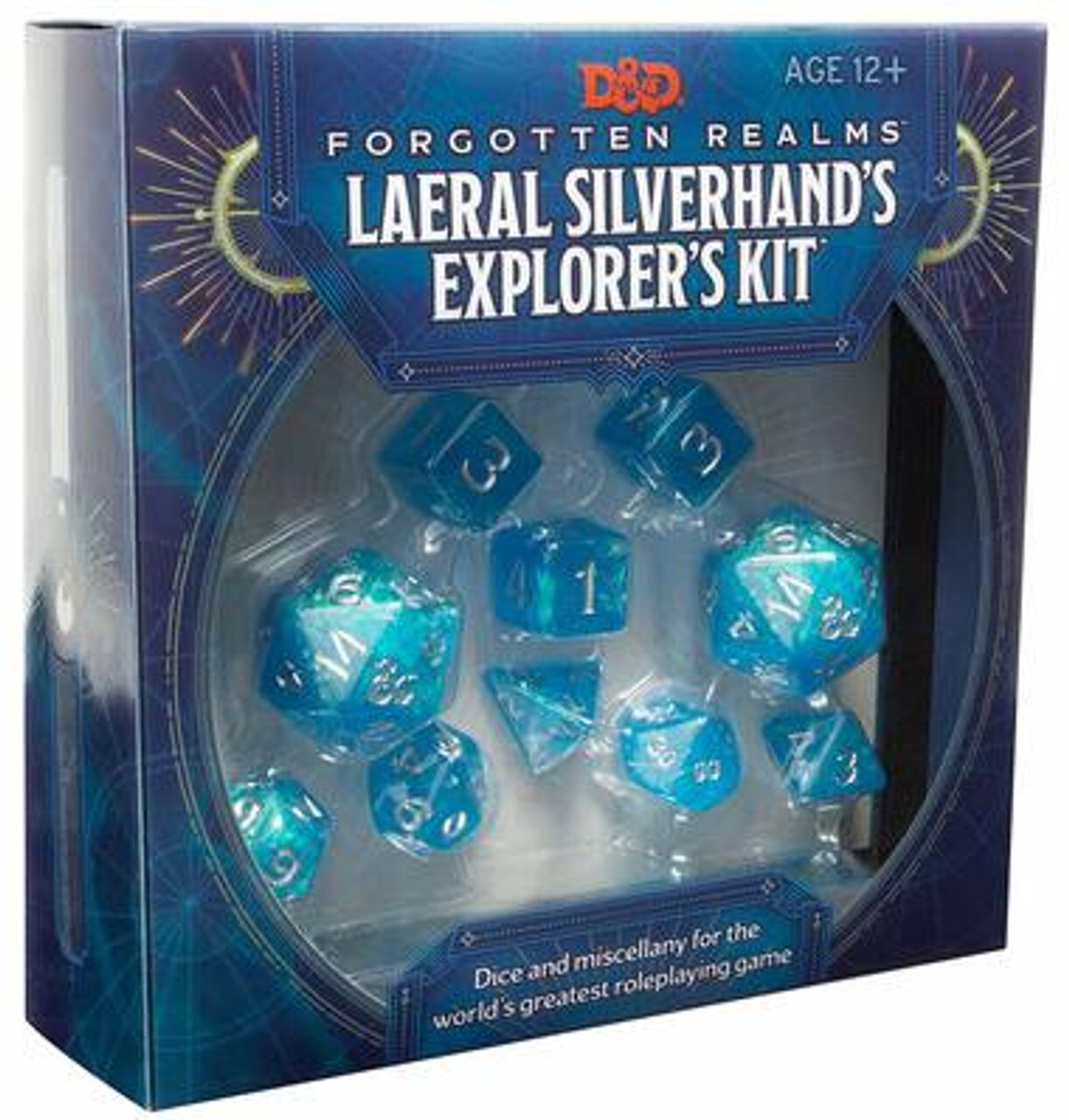 

Миниатюра Dungeons & Dragons: Forgotten Realms - Laeral Silverhand's Explorer's Kit Dice & Miscellany