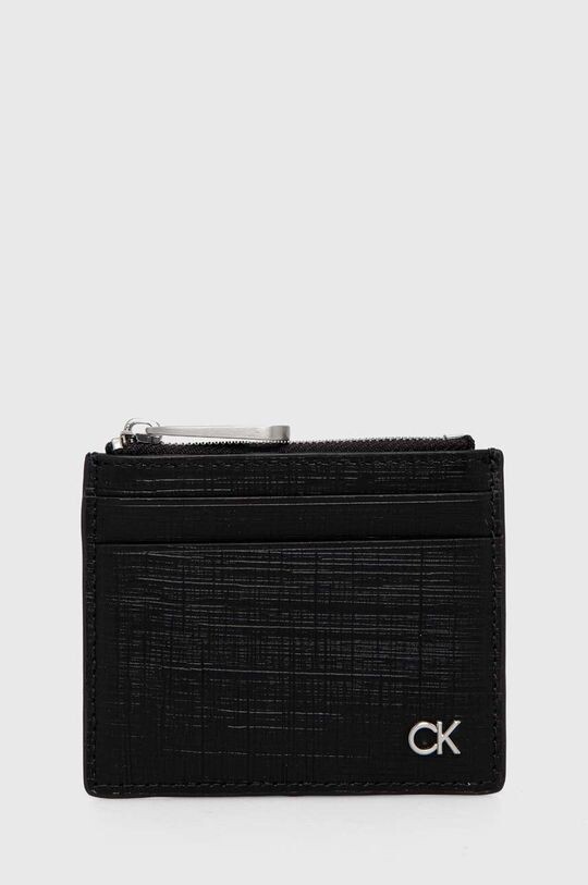 

Кожаный кошелек Calvin Klein, черный