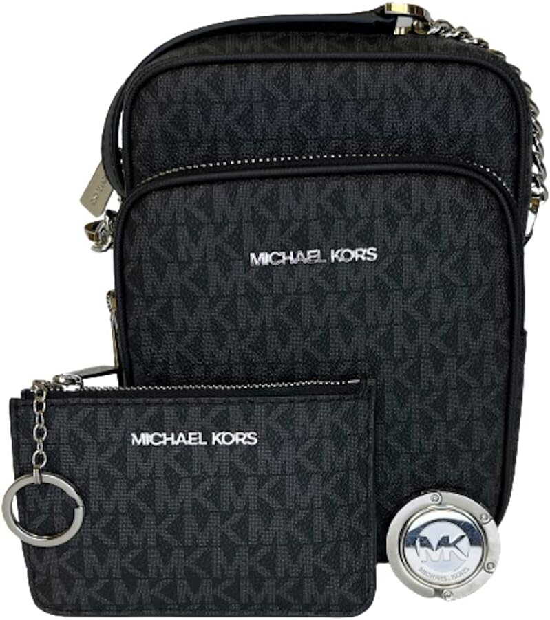 

Michael Kors Jet Set Travel Medium Logo Сумка для монет SM TZ и крючок для кошелька