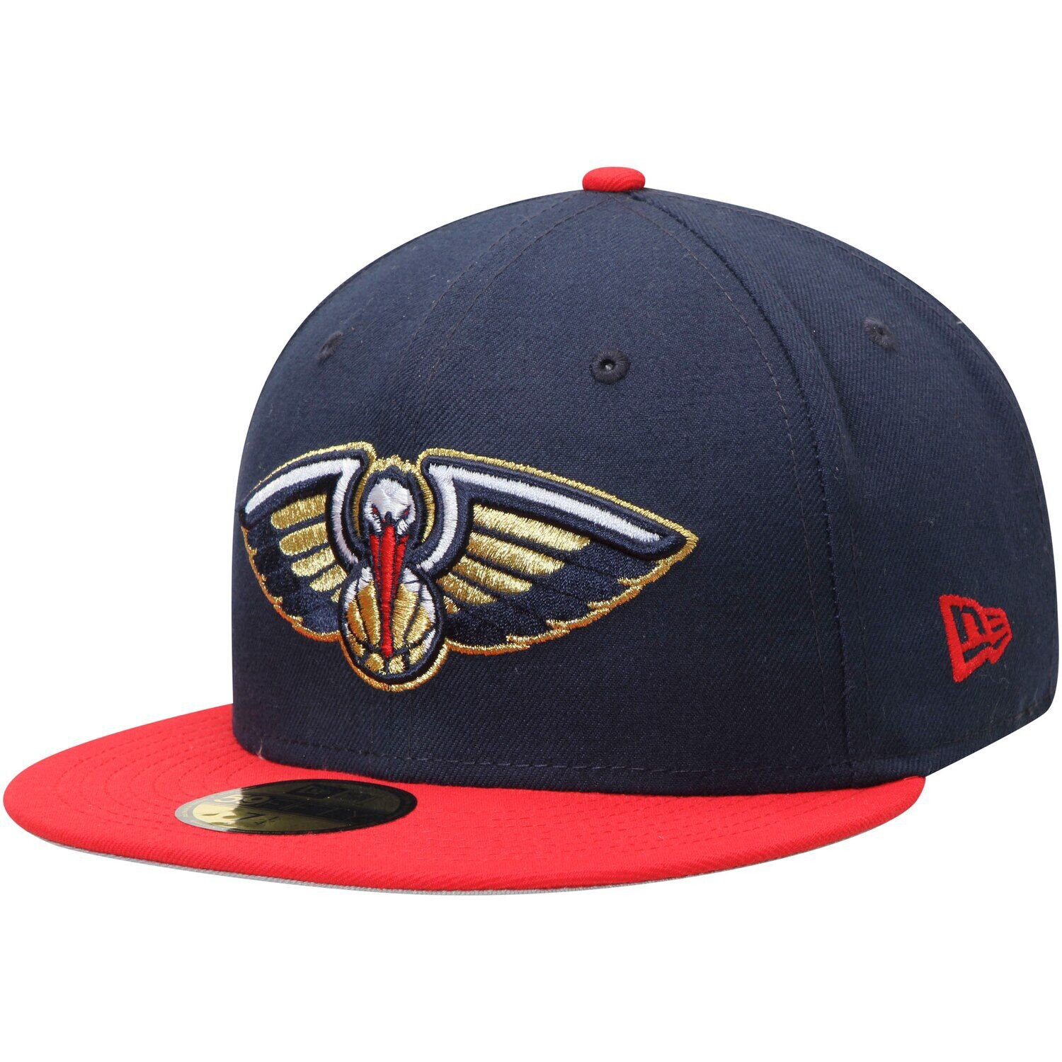 

Мужская шляпа New Era темно-синего/красного цвета New Orleans Pelicans Official Team Color 2Tone 59FIFTY