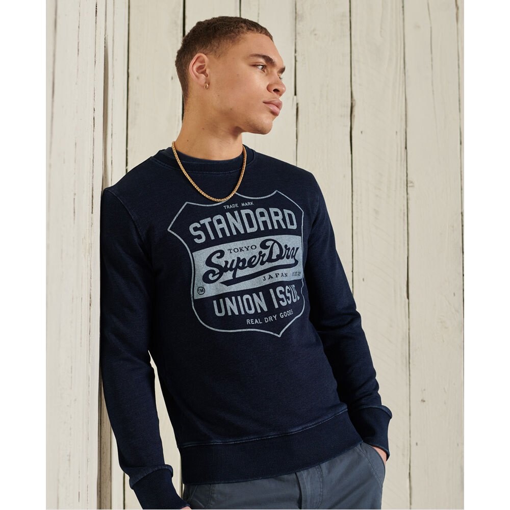 

Толстовка Superdry Varsity Arch Mono, синий