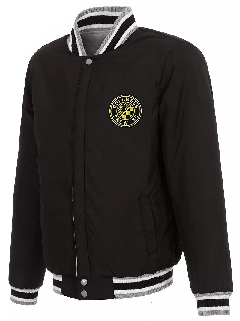 цена Черная двусторонняя флисовая куртка Jh Design Columbus Crew
