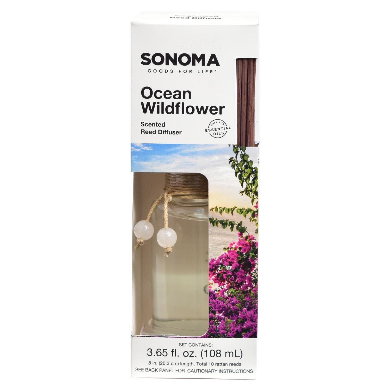 

Sonoma Goods For Life Ocean Wildflower Рид-диффузор, набор из 11 предметов