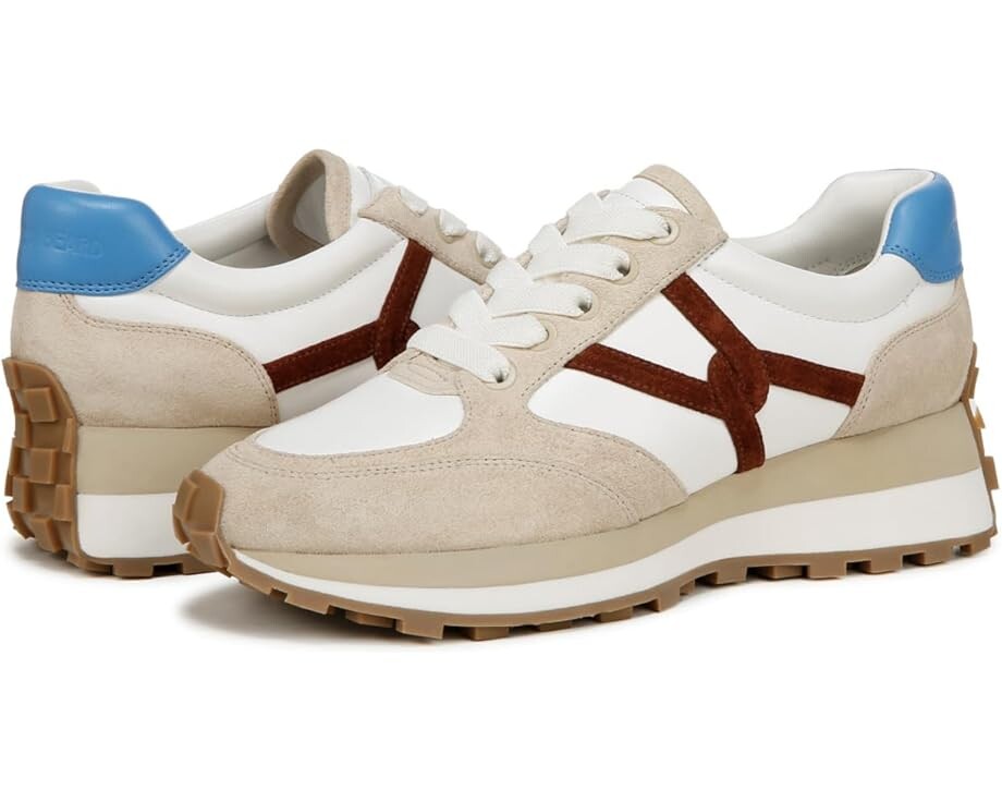 

Кроссовки Veronica Beard Valentina Oxfords, цвет White/Red/Blue