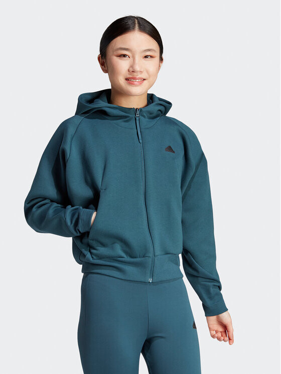 

Толстовка свободного кроя Adidas, бирюзовый