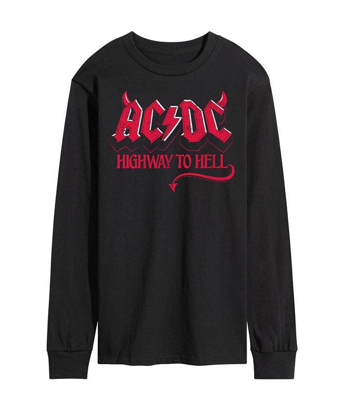 

Мужская футболка с длинным рукавом и логотипом ACDC AIRWAVES, черный