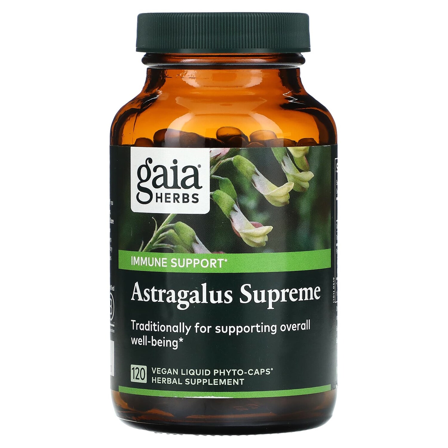 

Астрагал высший, 120 веганских жидких фитокапсул, Gaia Herbs