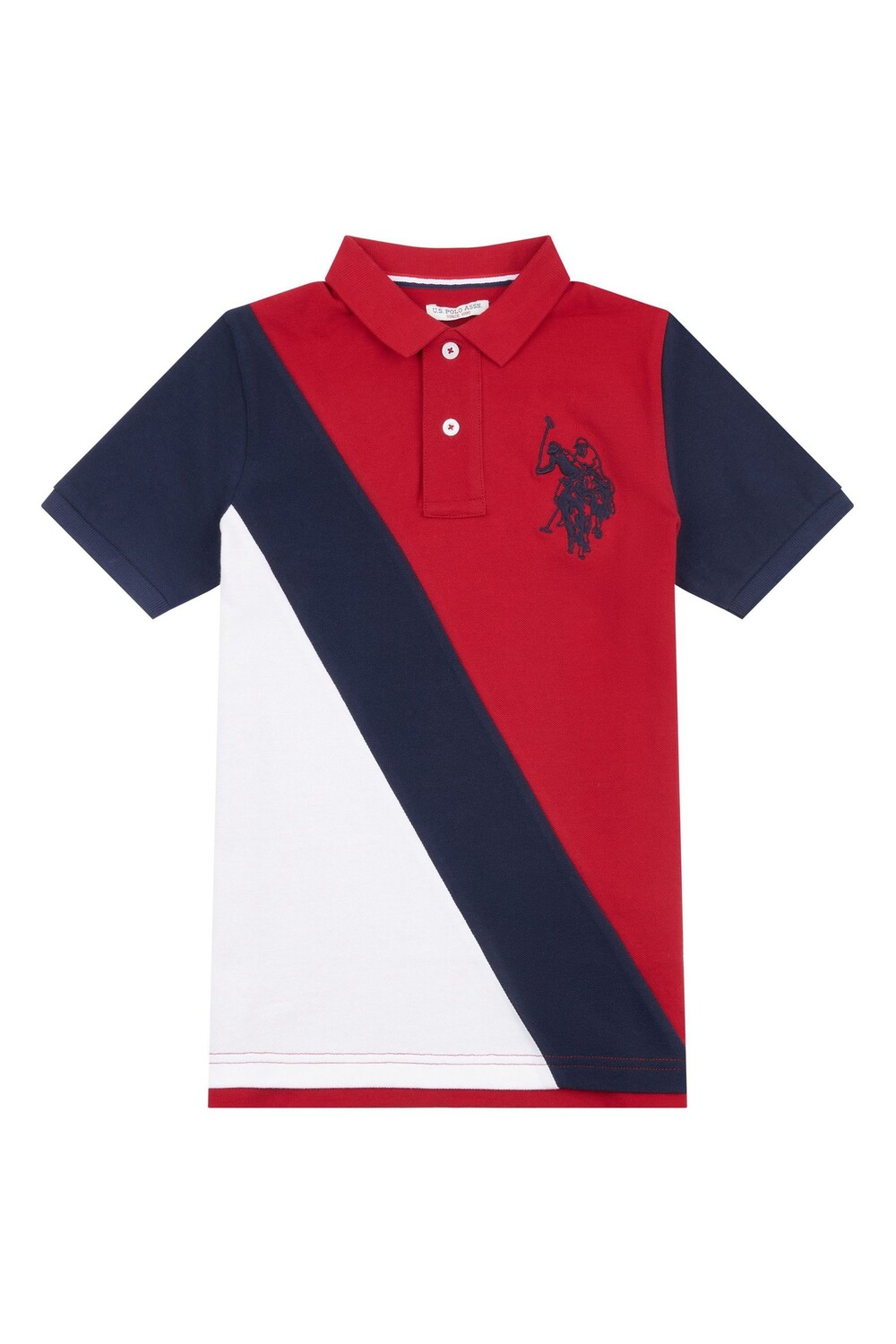 

Красная рубашка-поло для мальчика U.S. Polo Assn, красный