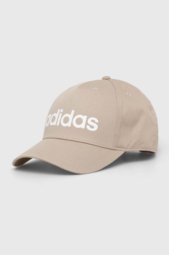 

Бейсболка из хлопка adidas, бежевый