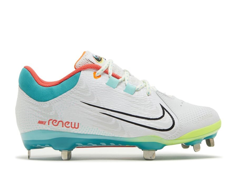 

Кроссовки Nike Wmns Hyperdiamond 4 Pro, цвет White Turbo Green