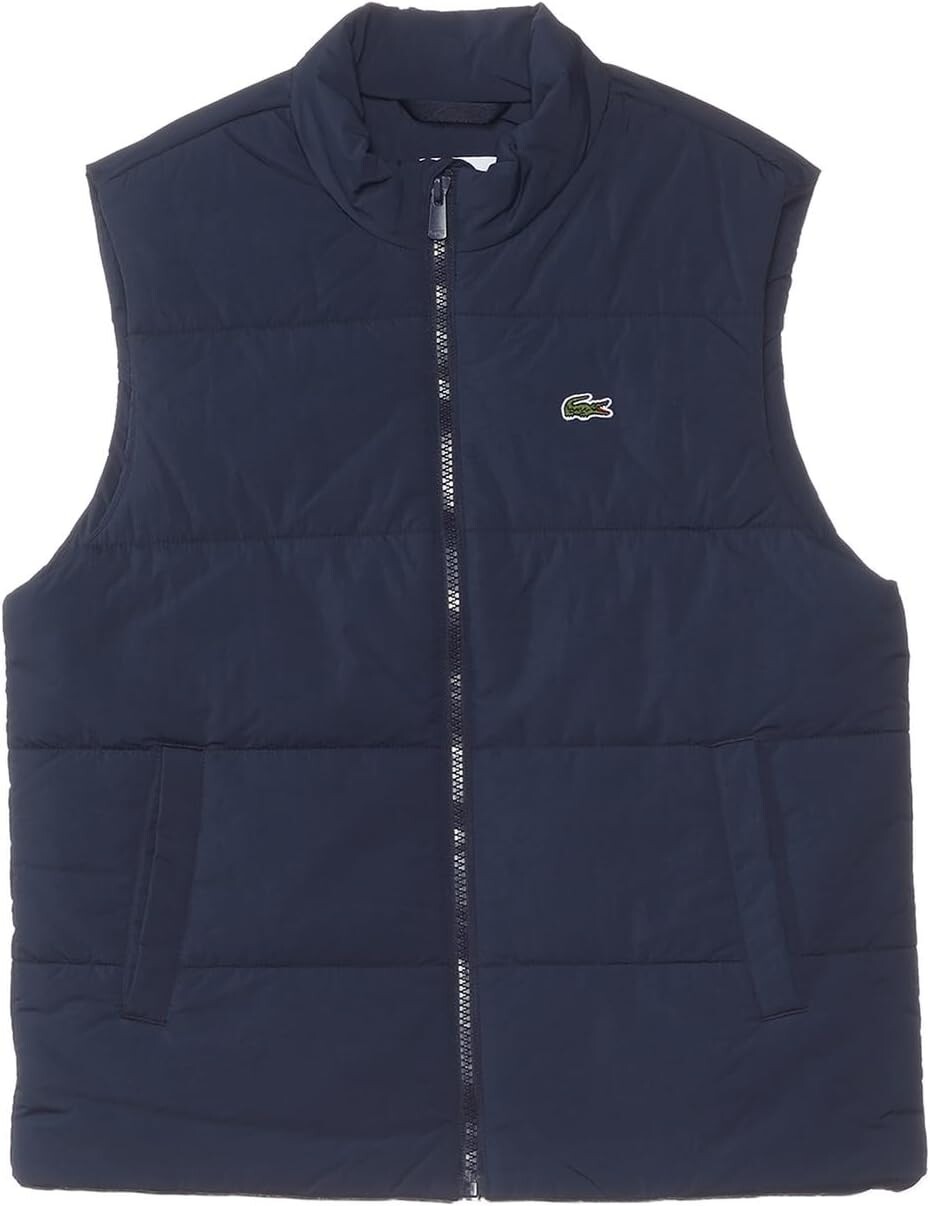 

Пуховик Lacoste Sleeveless Taffeta Puffer Full Vest, цвет Navy Blue