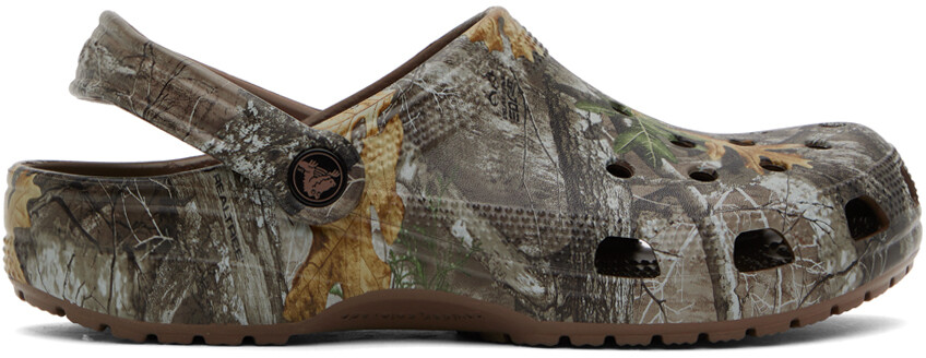 

Классические коричневые сабо Crocs Realtree Edition