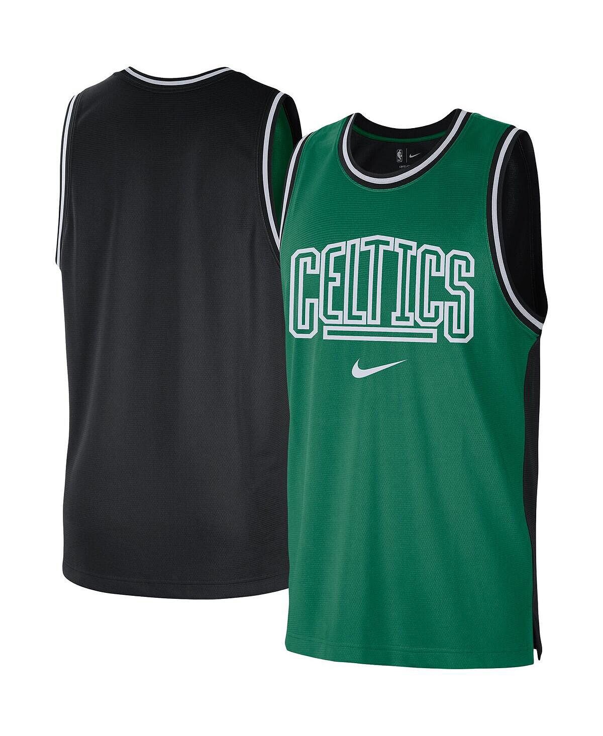 

Мужская сетчатая майка Kelly Green, Black Boston Celtics Courtside Versus Force Split DNA Performance Nike
