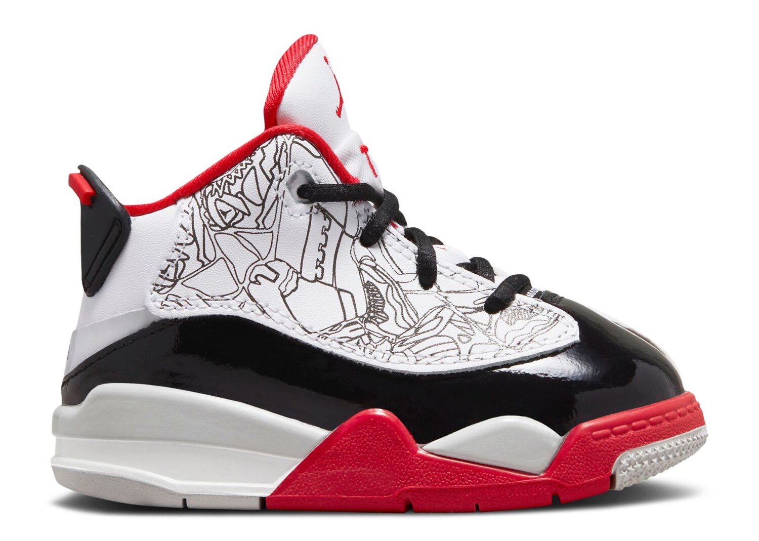 

Кроссовки Air Jordan Jordan Dub Zero Td 'Varsity Red' 2022, белый