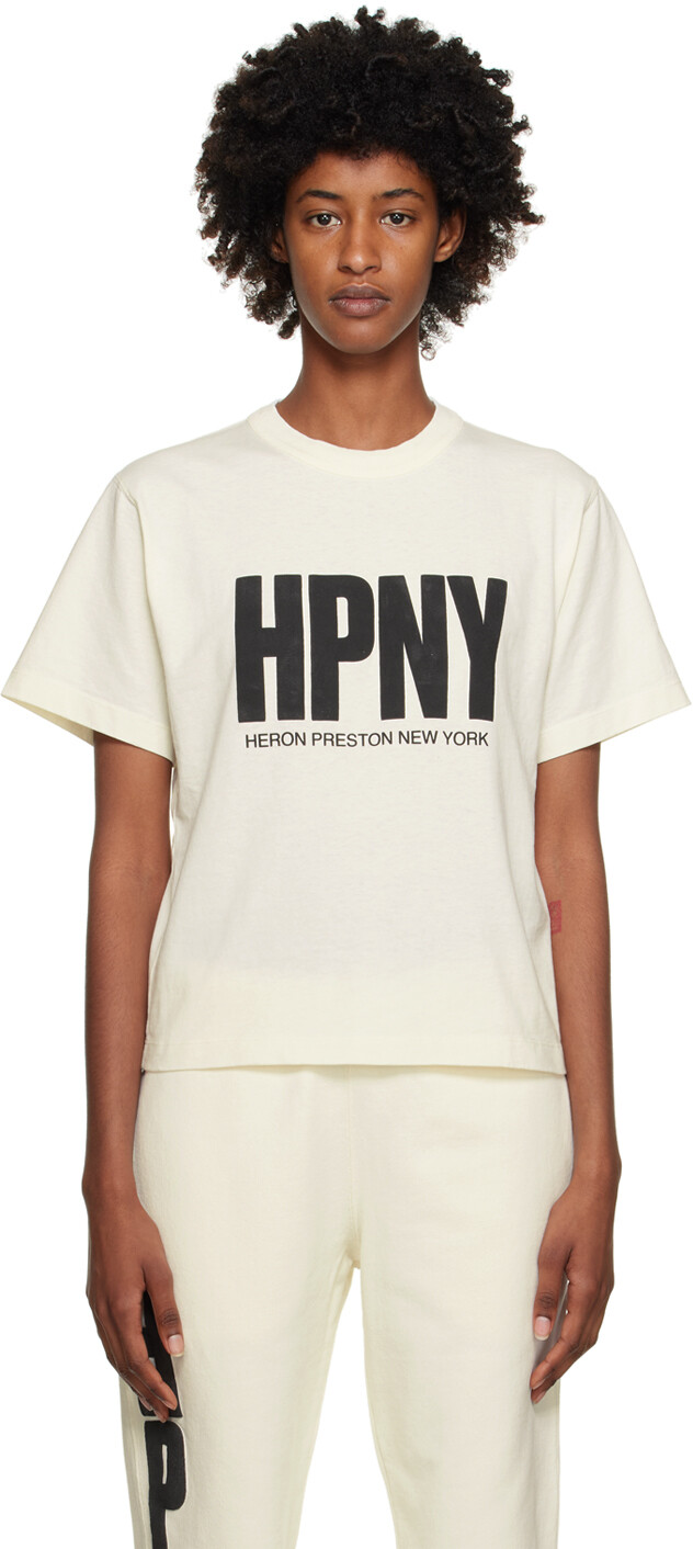 

Белая футболка Heron Preston HPNY, Белый, Белая футболка Heron Preston HPNY