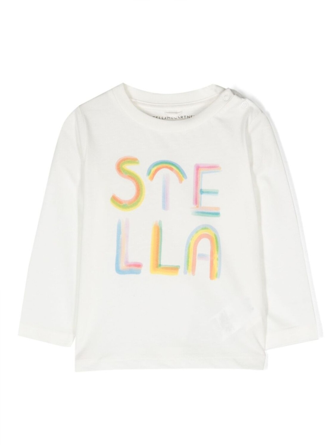 

Stella McCartney Kids футболка с логотипом, белый