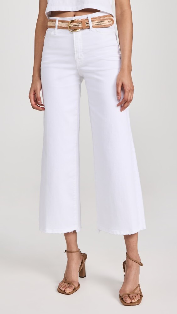 

Джинсы Good American Good Waist Palazzo Crop, белый