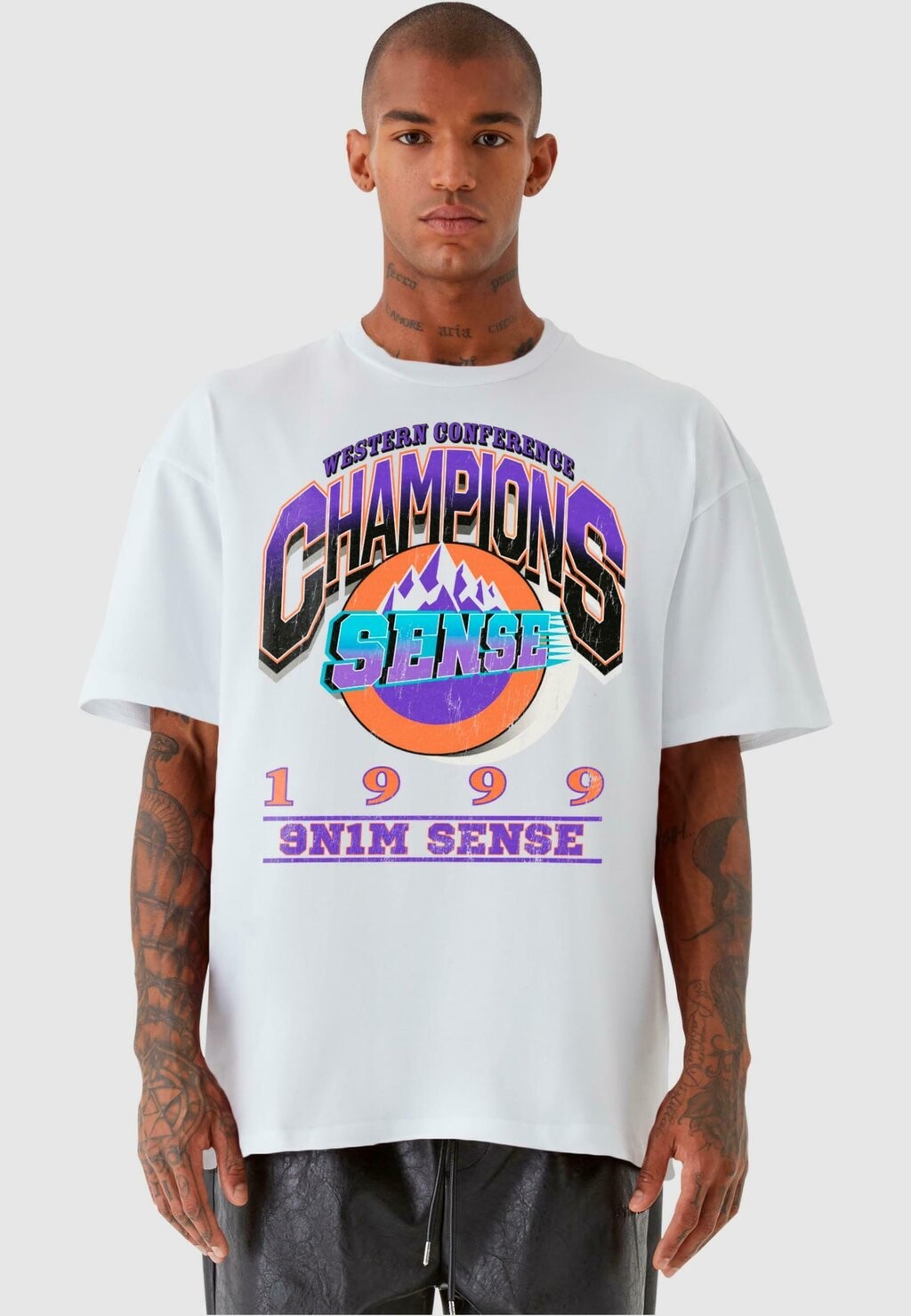 

Футболка с принтом Champions 9N1M SENSE, белый