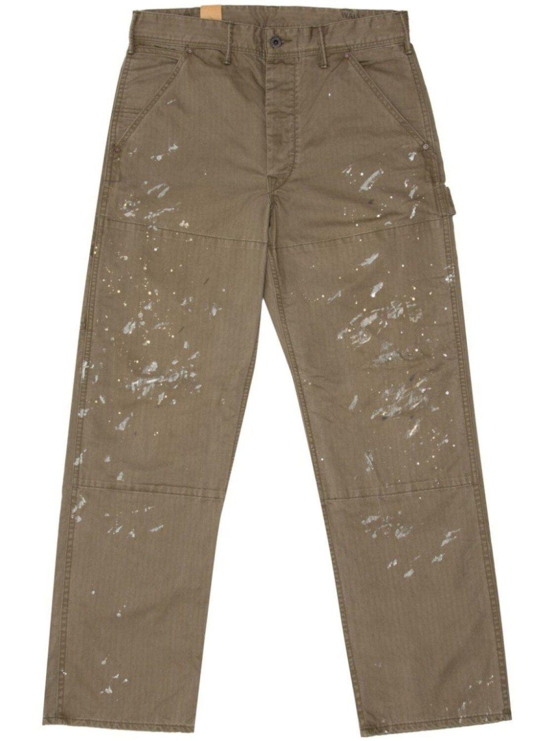 

Плотницкие брюки Ralph Lauren RRL с брызгами краски, зеленый