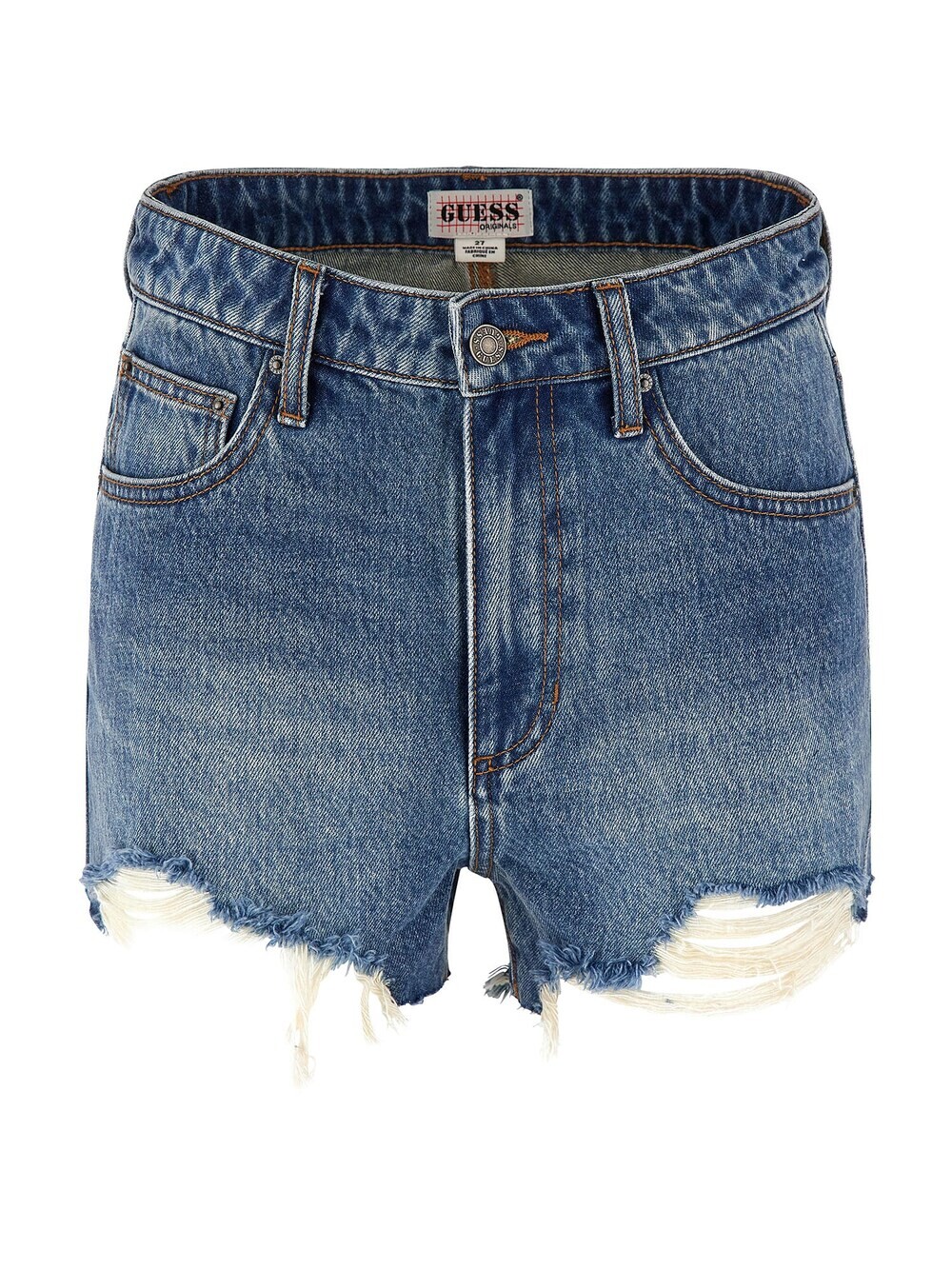 

Джинсы узкого кроя Guess, синий