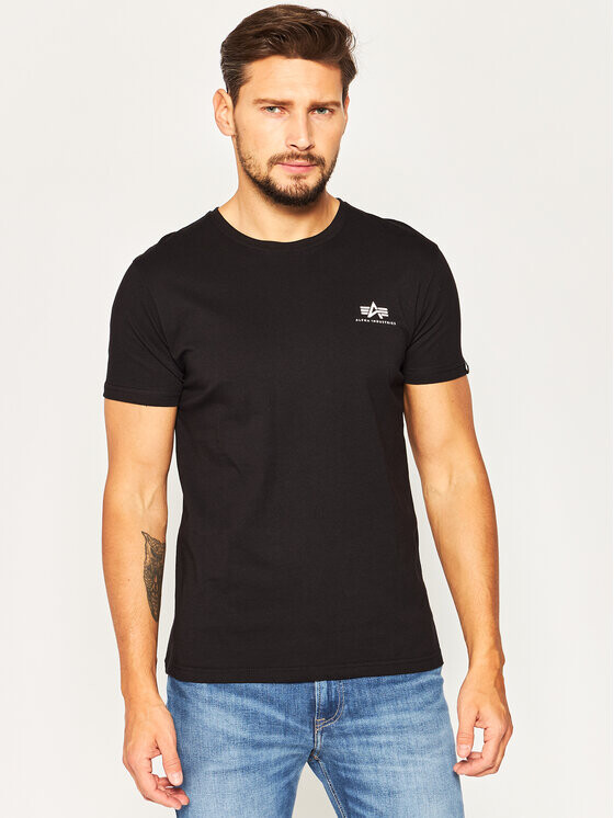 

Футболка стандартного кроя Alpha Industries, черный