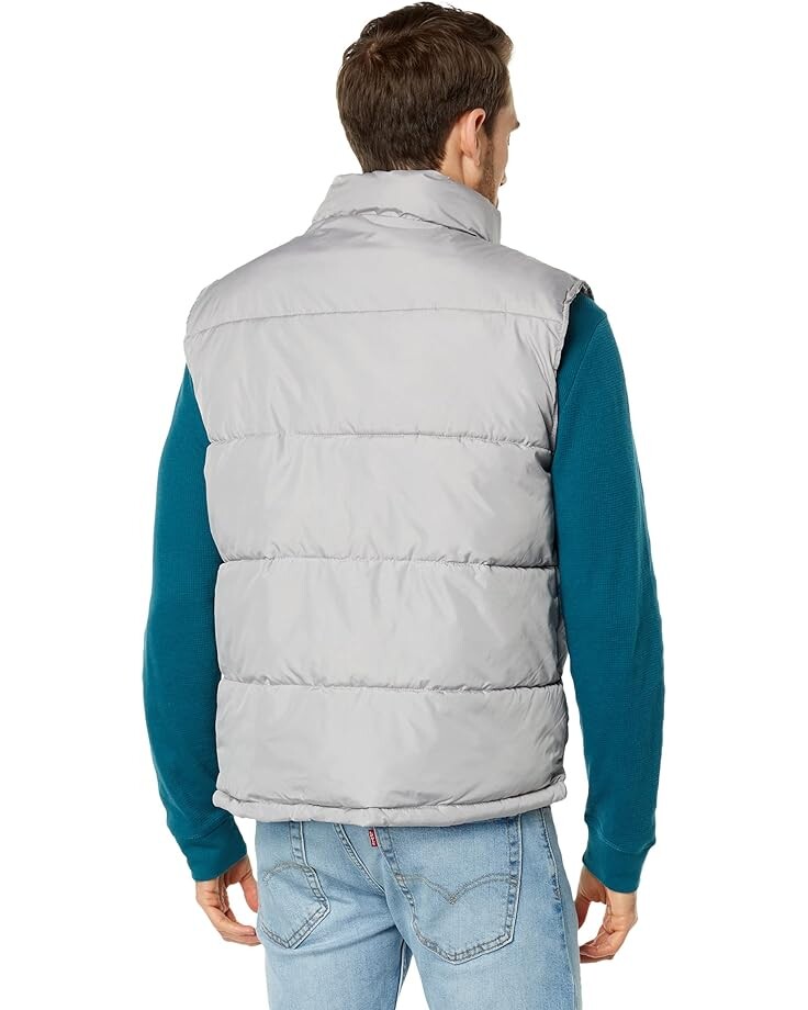 Утепленный жилет U.S. POLO ASSN. Signature Vest, цвет Vapor Grey утепленный жилет u s polo assn cropped puffer vest цвет pastel lilac