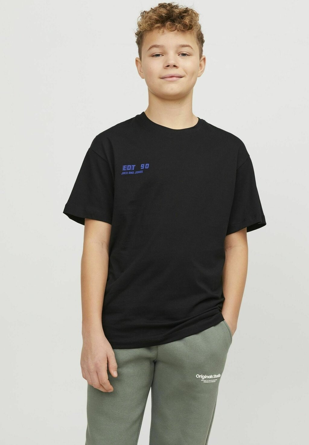 

Футболка с принтом Jack & Jones Junior, цвет black