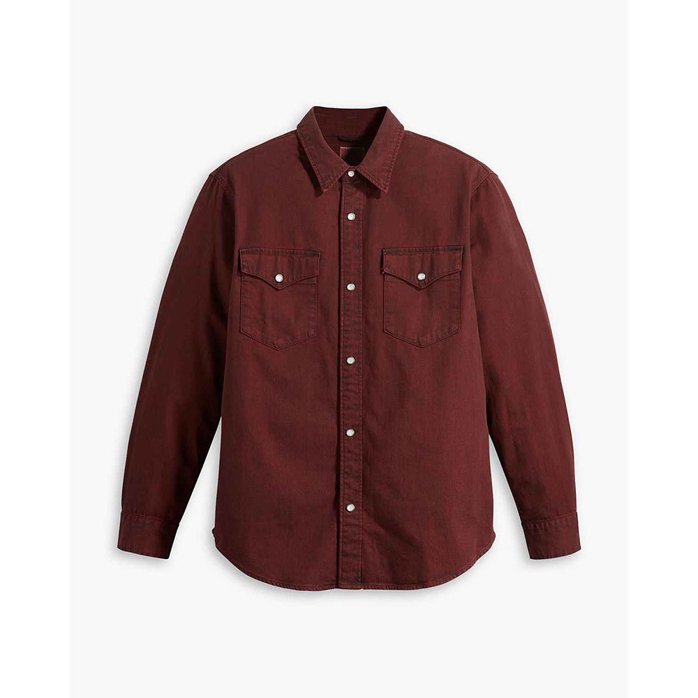 Рубашка Levi´s Relaxed Fit Western, красный стеганая куртка levi´s красный