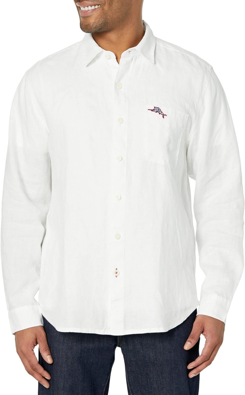 

Рубашка Marlin and Stripes Tommy Bahama, белый