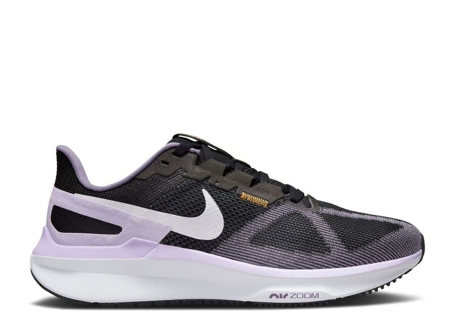 

Кроссовки Nike Wmns Air Zoom Structure 25 Extra Wide 'Black Lilac Bloom', черный