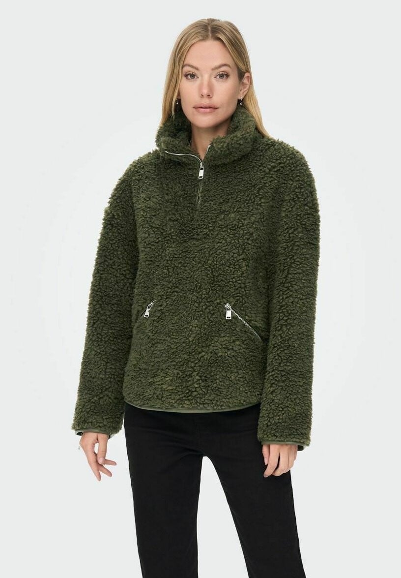 

Толстовка из флиса ONLY, оливковый