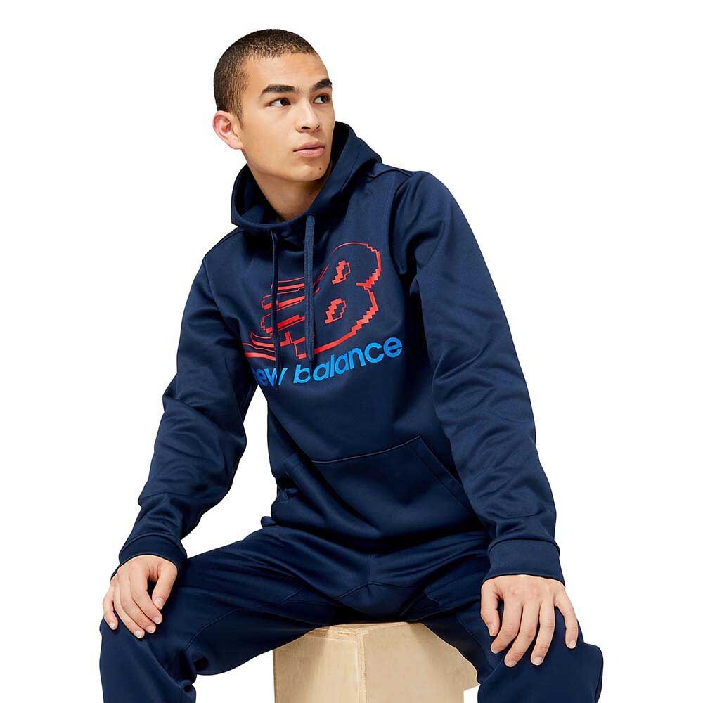 

Худи New Balance Tenacity Performance Fleece, синий