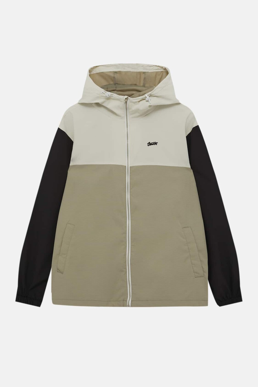 

Куртка-дождевик Pull&Bear, зеленый