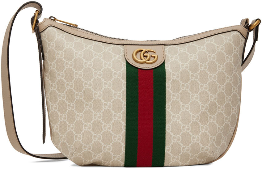 

Бежевая маленькая сумка через плечо Ophidia GG Gucci, Бежевый