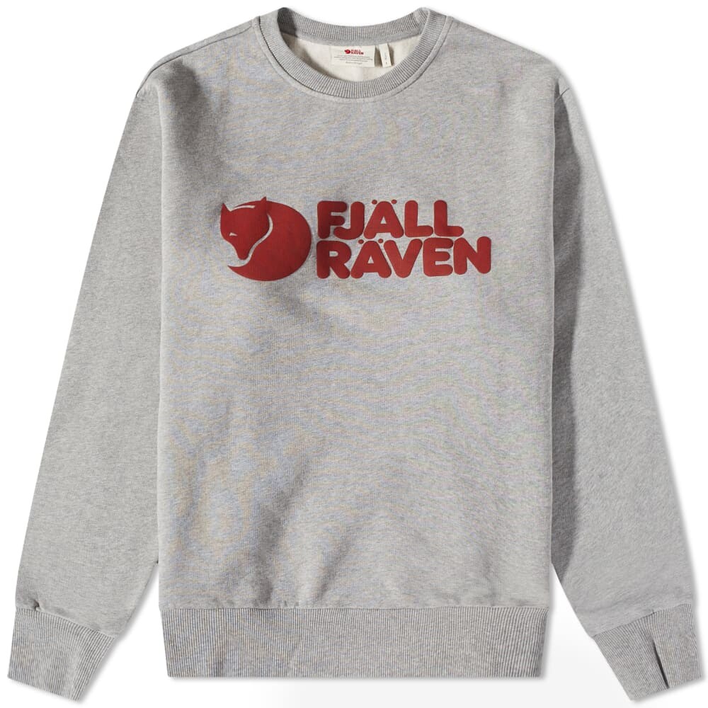 

Толстовка Fjällräven Logo Crew Sweat, Серый