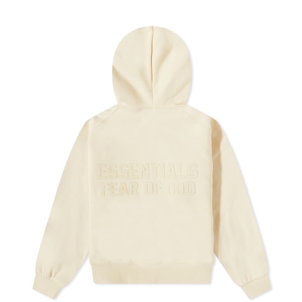 

Толстовка Fear of God ESSENTIALS Kids Logo Zip Hoody, Серый