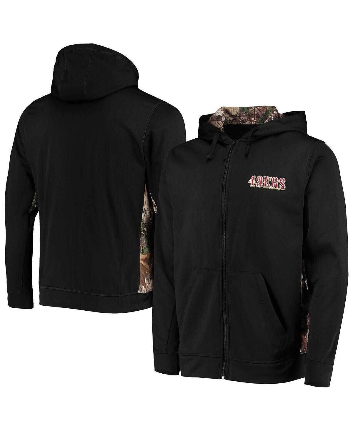 

Мужская черная и камуфляжная толстовка san francisco 49ers decoy tech fleece с молнией во всю длину Dunbrooke, мульти