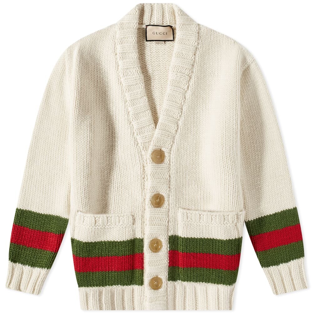 

Джемпер Gucci GRG Knitted Cardigan, Серый