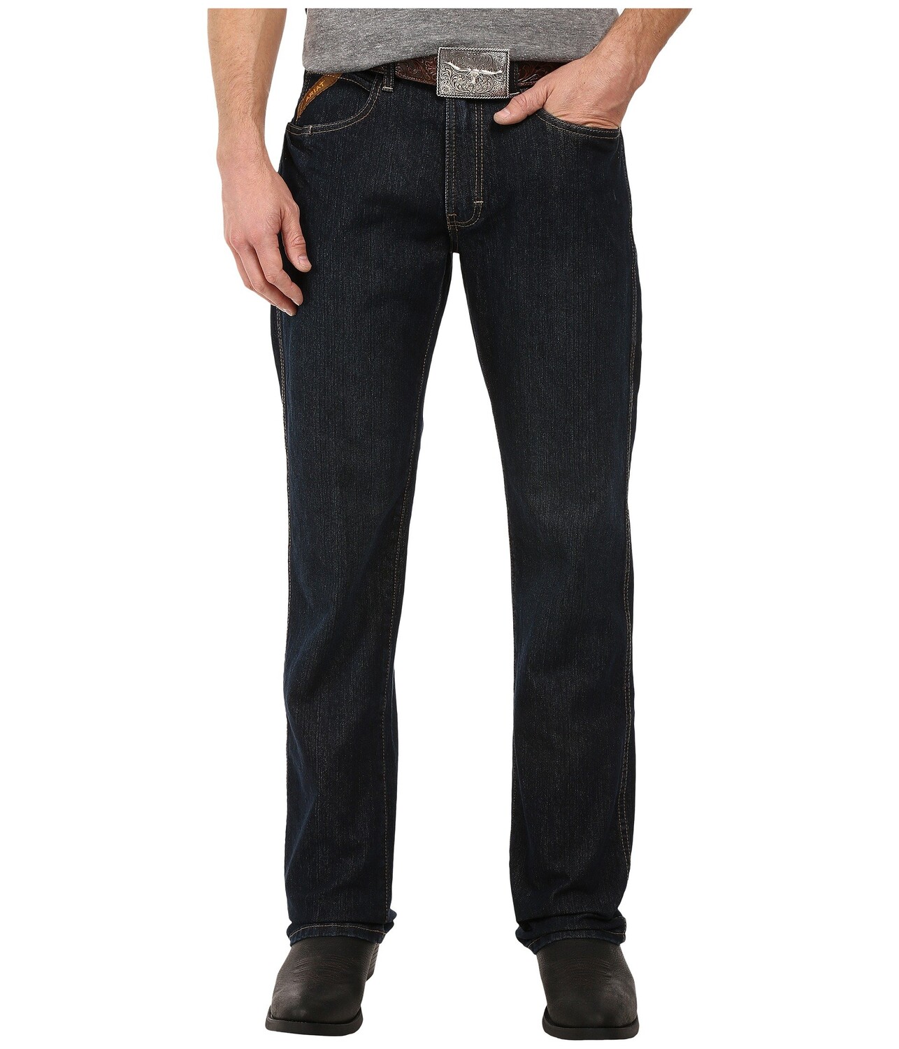 

Джинсы Ariat, Rebar M5 Slim Straight Leg Jeans in Blackstone