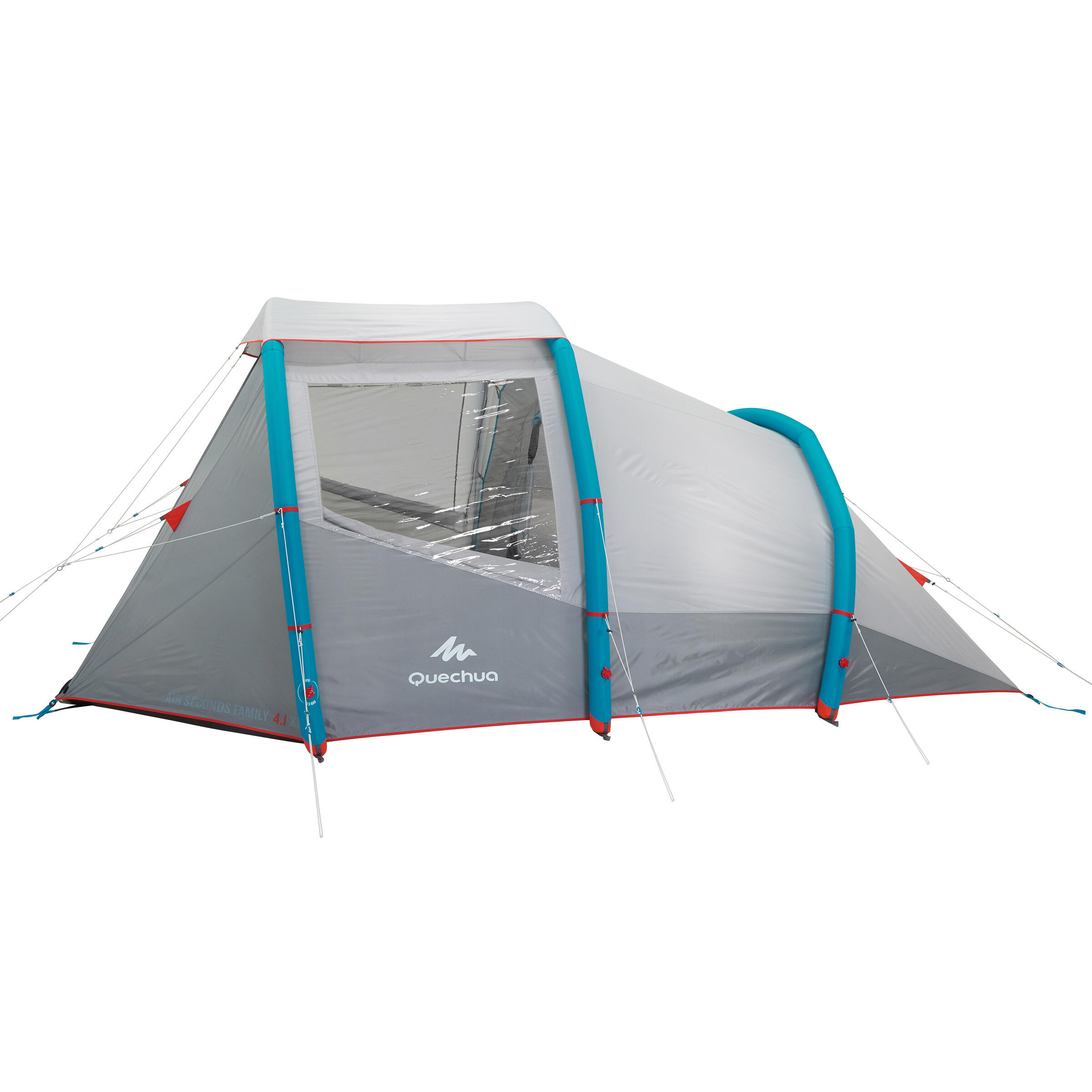цена Тент для палатки Quechua Air Seconds Family 4.1 XL, серый