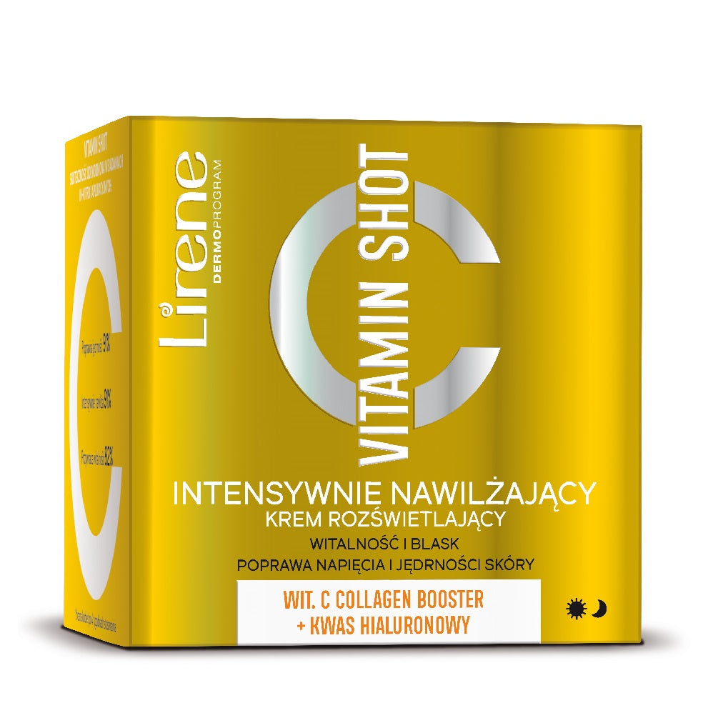 Lirene Vitamin Shot интенсивно увлажняющий осветляющий крем 50мл