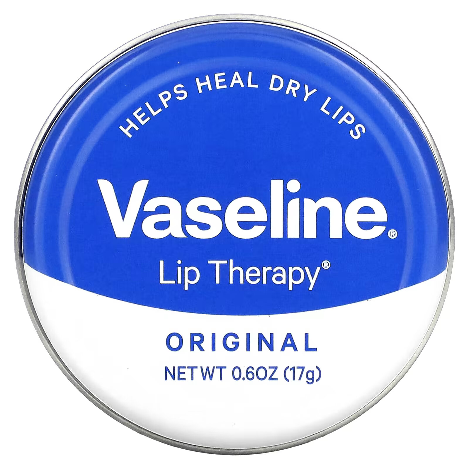 Vaseline, Lip Therapy, Original, 17 г (0,6 унции) vaseline lip therapy розовые губы 2 упаковки по 7 г 0 25 унции