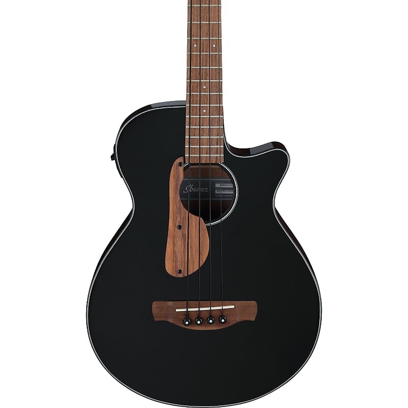 

Ibanez AEGB24EBKH Акустическая электрическая бас-гитара - черный глянцевый